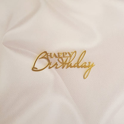 Acryl Topper Happy Birthday 10130
