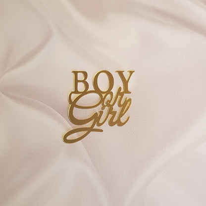 Acryl Topper Boy or Girl 10132