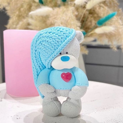 Silikonform Teddybär im Schlafanzug 30108