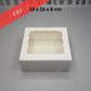 Karton mit Fenster 15 x 15 x 6 cm, 5 Stück 10044