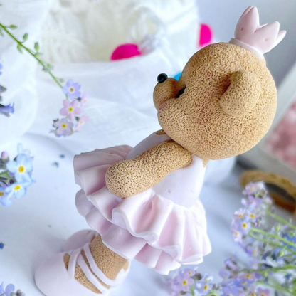 Silikonform Teddybär mit Krone 30160