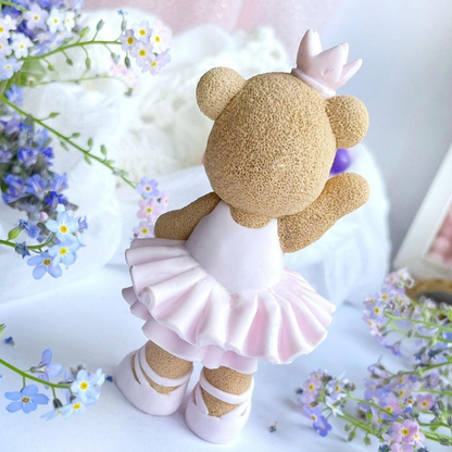 Silikonform Teddybär mit Krone 30160