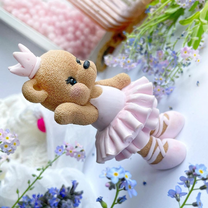 Silikonform Teddybär mit Krone 30160