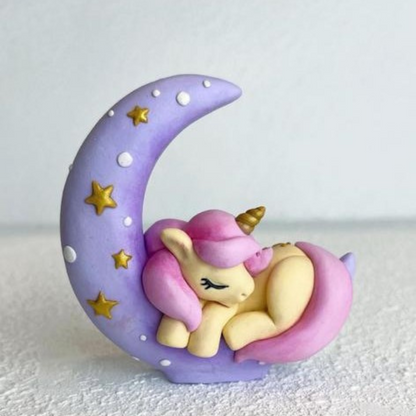 Silikonform Einhorn auf dem Mond 30173
