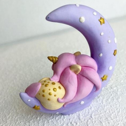 Silikonform Einhorn auf dem Mond 30173