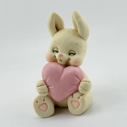 Silikonform Hase mit großem Herz 30189