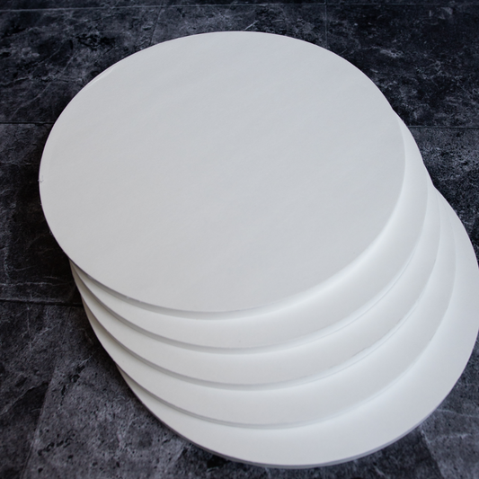 Tortenplatten ø 28 cm, 1cm, 5 Stück, Weiß Matt