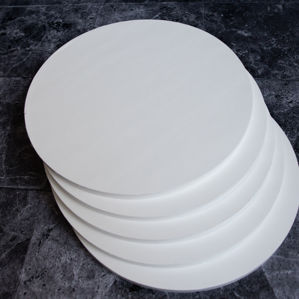 Tortenplatten ø 20 cm, 1cm, Schneeweiß, 5 Stück – VIP-Tortenshop