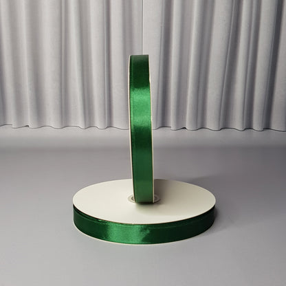 Dekoband 1,5cm, 90m Rolle Dunkelgrün 91101