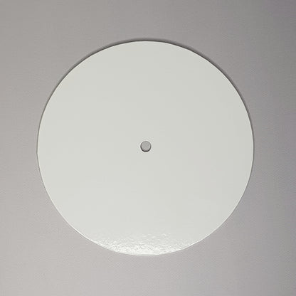 SALE! Cake Board Card ø 20 cm, 3mm, Mittelloch, weiß, 10 Stück