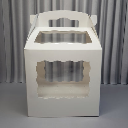 Karton mit Fenster Cake Pop 21,6 x 15,2 x 20,2 cm, 1 Stück 10043