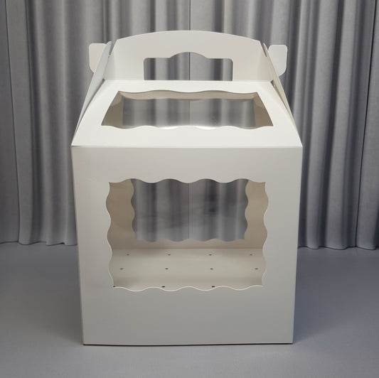 Karton mit Fenster Cake Pop 21,6 x 15,2 x 20,2 cm, 1 Stück 10043