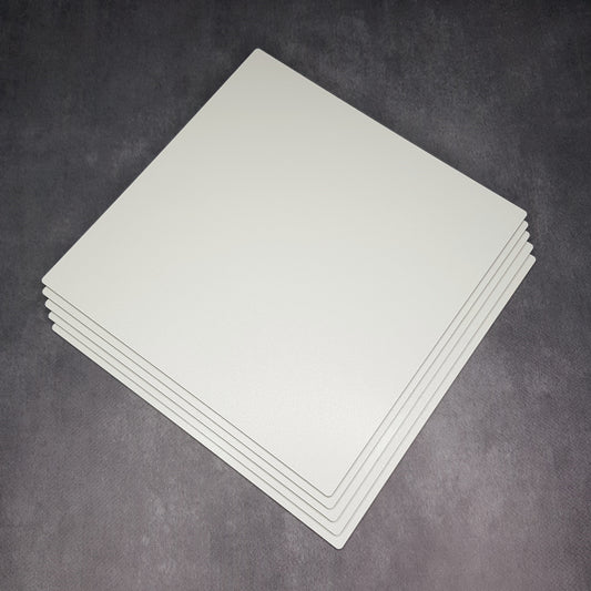 Tortenplatten Quadratisch 30x30cm, 3mm, weiß, 5 Stück