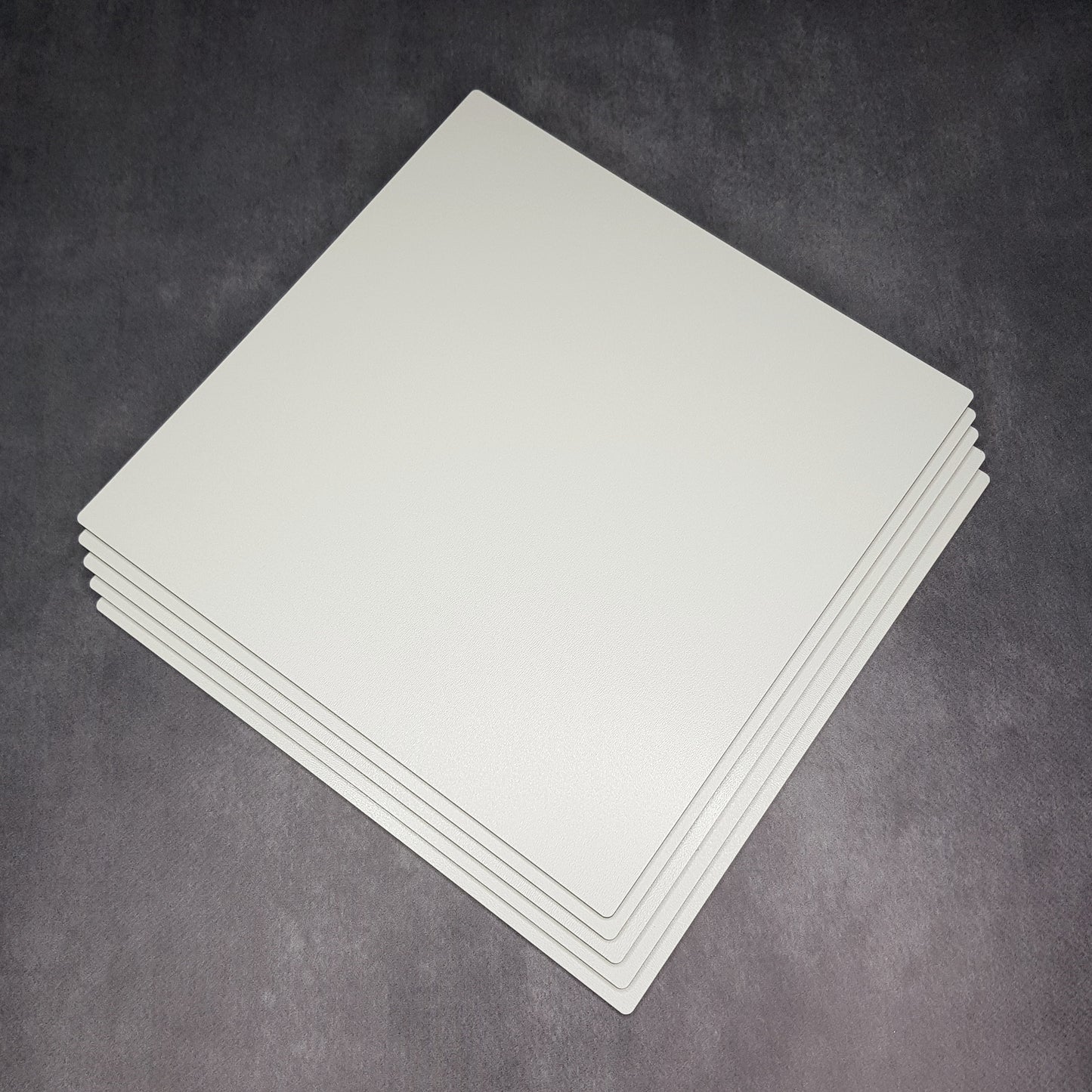Tortenplatten Quadratisch 25x25cm, 3mm, weiß, 5 Stück