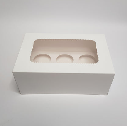 Cupcake-Boxen für 6 ; 5-er Set, 25,5x17x10 cm 60007