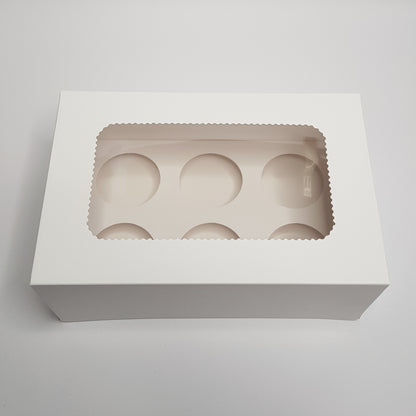 Cupcake-Boxen für 6 ; 5-er Set, 25,5x17x10 cm 60007