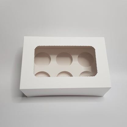 Cupcake-Boxen für 6 ; 5-er Set, 25,5x17x10 cm 60007