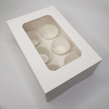 Cupcake-Boxen für 6 ; 5-er Set, 25,5x17x10 cm 60007