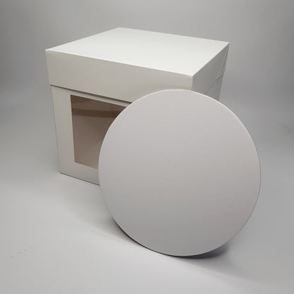 Tortenkarton 5 Stück 15,2 x 15,2 x 20,3 cm + 3mm Cake Board Card weiß 10062