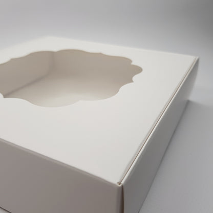 Karton mit Fenster 20 x 20 x 5 cm, 5 Stück 10064