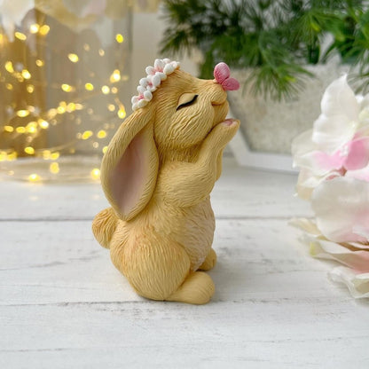 Silikonform Hase mit Schmetterling 30207