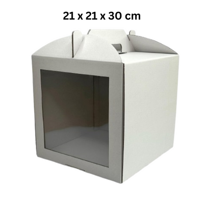 Tortenkartons 5 Stück, 21 cm x 21 cm x 30 cm 10060