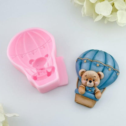 Silikonform Teddy auf Ballong 2D 30239