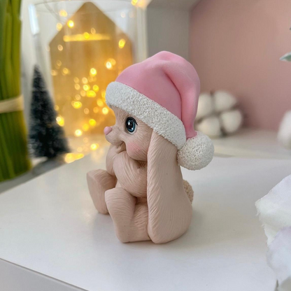 Silikonform Hase in Mütze 30253