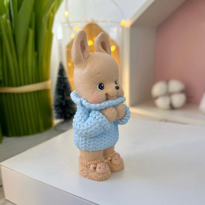 Silikonform Hase im Pullover 30254