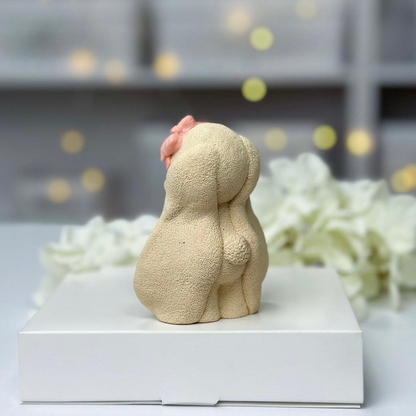 Silikonform Hase mit Herzlolli 30255