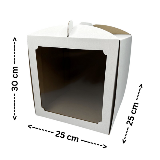 NEU! Tortenkartons 5 Stück, 25 cm x 25 cm x 30 cm 10069