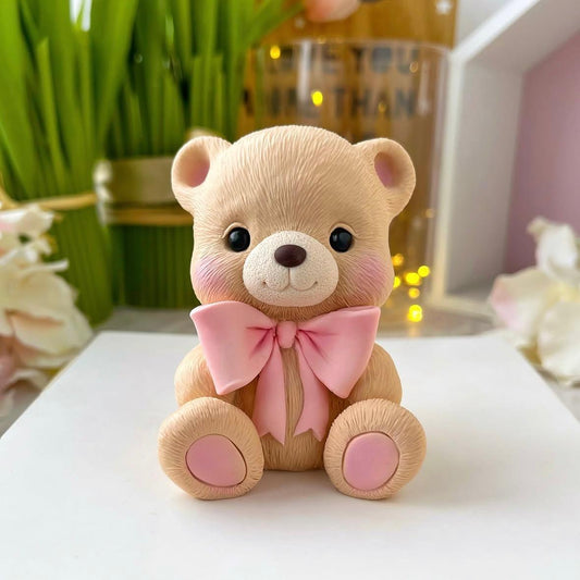 NEU! Silikonform Teddybär mit Schleife 30283