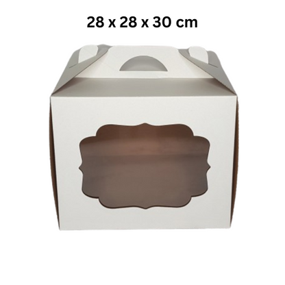 Tortenkartons 5 Stück, 28 cm x 28 cm x 30 cm 10048