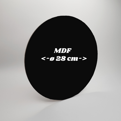 NEU! Tortenplatten ø 28 cm, 3mm, Schwarz, 5 Stück