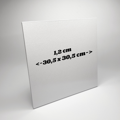 Tortenplatte Quadrat 30.5 x 30.5 cm, 1.2cm, weiß, 1 Stück