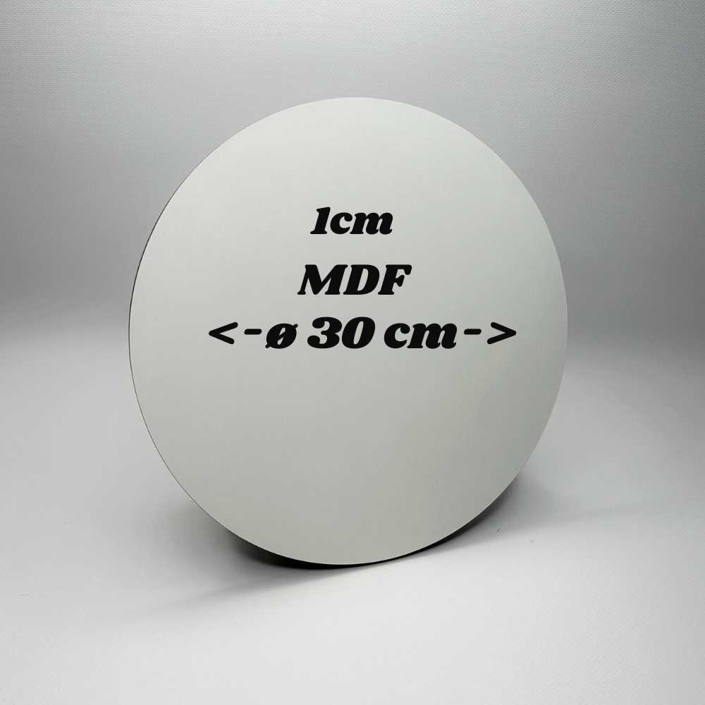 Tortenplatte ø 30 cm, 1cm, weiß, 1 Stück – VIP-Tortenshop