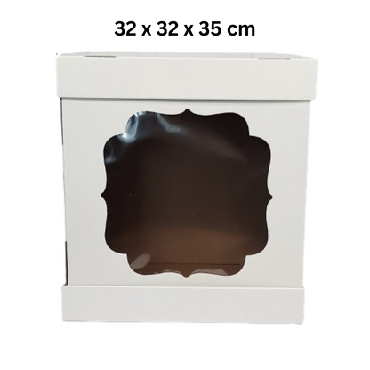 Tortenkartons 5 Stück, 32 cm x 32 cm x 35 cm 10014