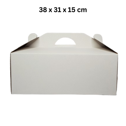 Tortenkarton 38x31x15 cm inkl. 3mm Hartpappe 10027