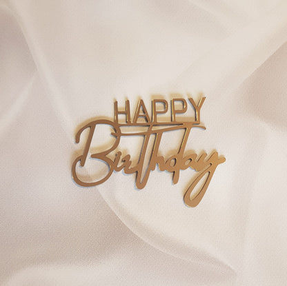 Acryl Topper Happy Birthday 100054