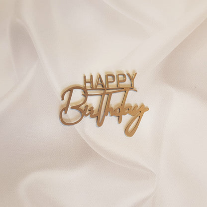 Acryl Topper Happy Birthday 100054