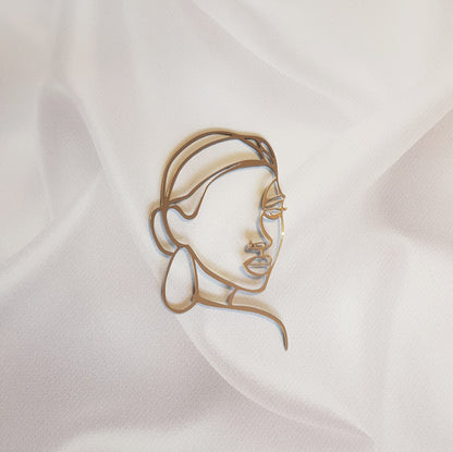 Acryl Topper Damengesicht 100059