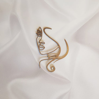 Acryl Topper Damengesicht 100060