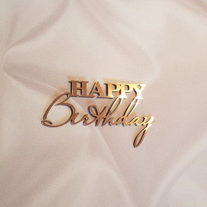 Acryl Topper Happy Birthday 100063