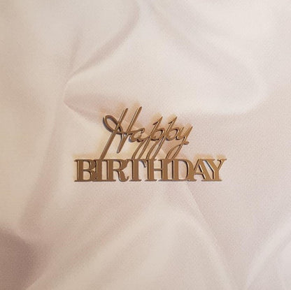 Acryl Topper Happy Birthday 100064