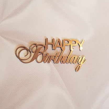 Acryl Topper Happy Birthday 100065