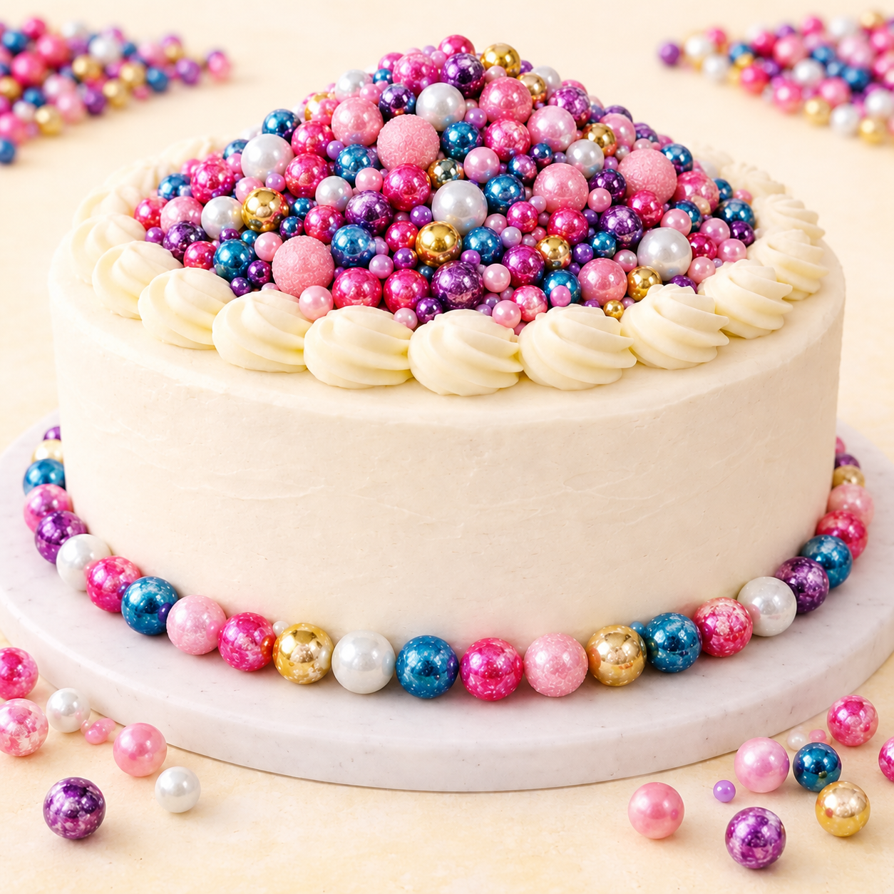 Zuckerperlen Glitzerbombe, 100g