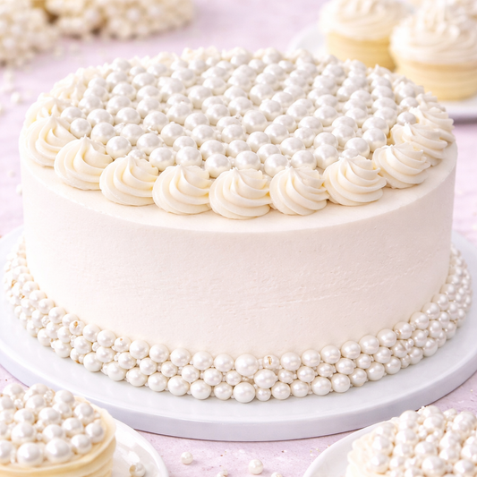 Zuckerperlen Weiß 14mm, 100g