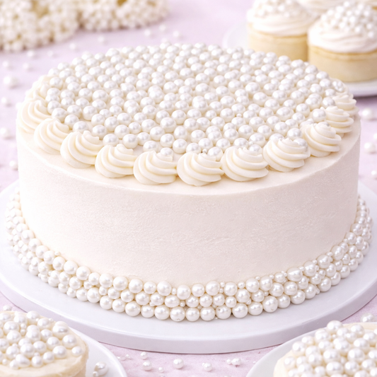 Zuckerperlen Weiß 7mm, 100g