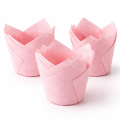 Tulpenmuffin Baby Pink, 50er-Packung