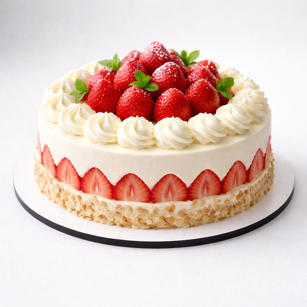Tortenplatte ø 30 cm, 1cm, weiß, 1 Stück – VIP-Tortenshop
